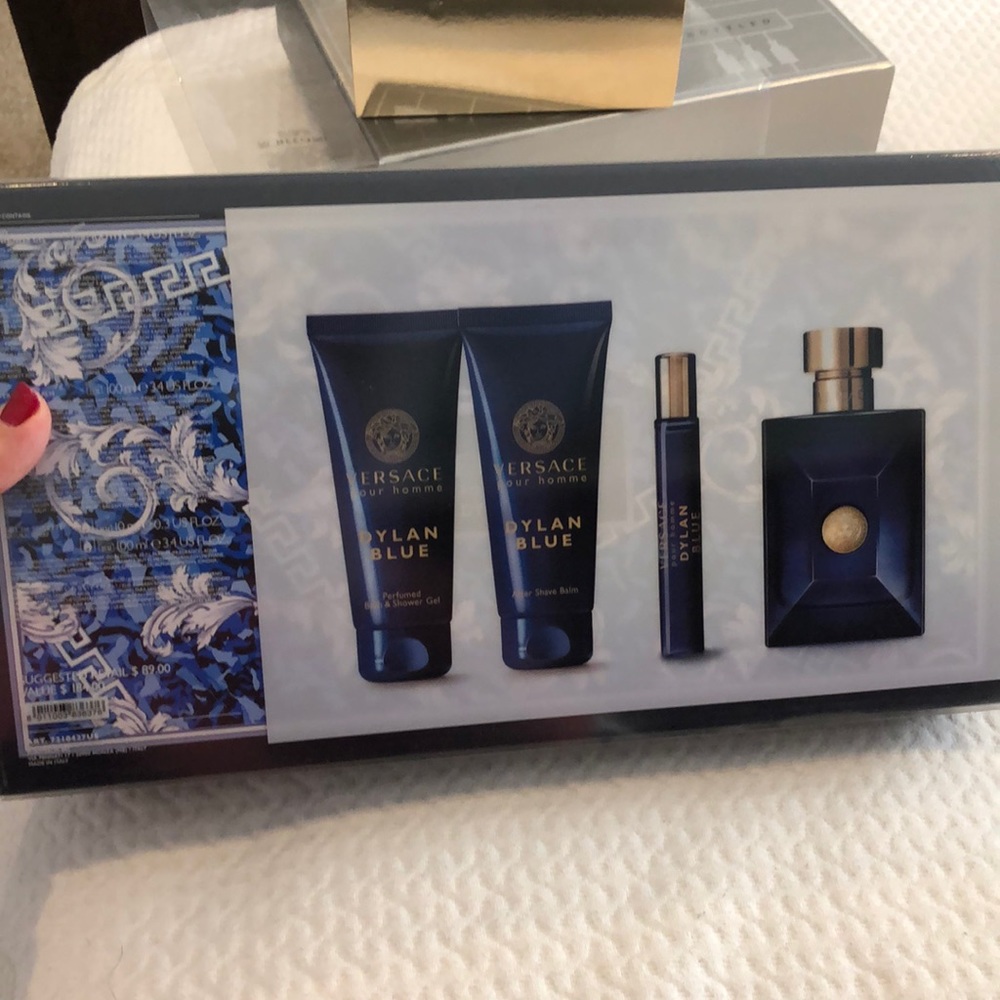 VERSACE DYLAN BLUE HOMME men’s gift set perfume cologne